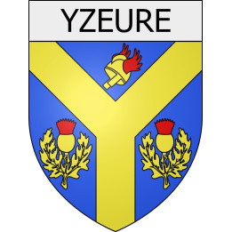 yzeure 03 ville Stickers blason autocollant adhésif