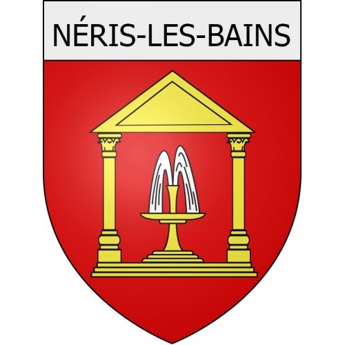 néris-les-bains 03 ville Stickers blason autocollant adhésif