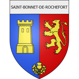 saint-bonnet-de-rochefort 03 ville Stickers blason autocollant adhésif