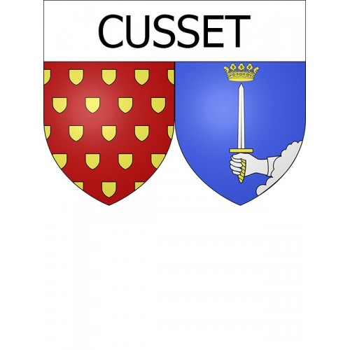 Stickers coat of arms Viviers adhesive sticker
