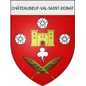 châteauneuf-val-saint-donat 04 ville Stickers blason autocollant adhésif