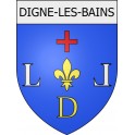 digne-les-bains 04 ville Stickers blason autocollant adhésif