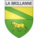 la-brillanne 04 ville Stickers blason autocollant adhésif