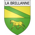 la-brillanne 04 ville Stickers blason autocollant adhésif