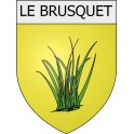 le-brusquet 04 ville Stickers blason autocollant adhésif