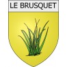 le-brusquet 04 ville Stickers blason autocollant adhésif