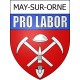 May-sur-Orne 14 ville Stickers blason autocollant adhésif