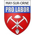 May-sur-Orne 14 ville Stickers blason autocollant adhésif