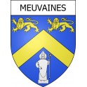 Meuvaines 14 ville Stickers blason autocollant adhésif