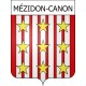 Stickers coat of arms Mézidon-Canon adhesive sticker