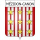 Stickers coat of arms Mézidon-Canon adhesive sticker