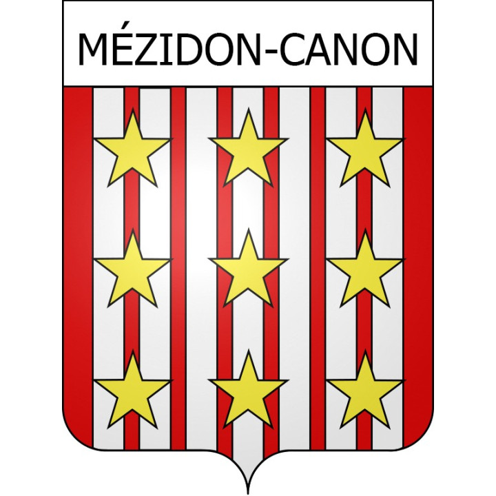 Stickers coat of arms Mézidon-Canon adhesive sticker