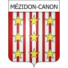 Stickers coat of arms Mézidon-Canon adhesive sticker