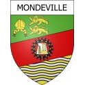 Mondeville 14 ville Stickers blason autocollant adhésif