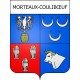 Morteaux-Coulibœuf 14 ville Stickers blason autocollant adhésif