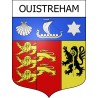 Stickers coat of arms Ouistreham adhesive sticker