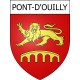 Pont-d'Ouilly 14 ville Stickers blason autocollant adhésif