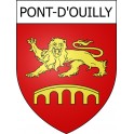 Pont-d'Ouilly 14 ville Stickers blason autocollant adhésif