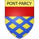 Adesivi stemma Pont-Farcy adesivo