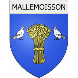 mallemoisson 04 ville Stickers blason autocollant adhésif