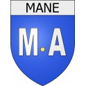 Stickers coat of arms Blausasc adhesive sticker