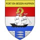 Port-en-Bessin-Huppain 14 ville Stickers blason autocollant adhésif
