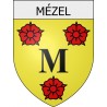 mézel 04 ville Stickers blason autocollant adhésif