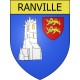 Ranville Sticker wappen, gelsenkirchen, augsburg, klebender aufkleber