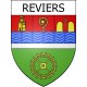 Pegatinas escudo de armas de Reviers adhesivo de la etiqueta engomada
