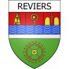 Stickers coat of arms Reviers adhesive sticker