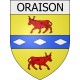 oraison 04 ville Stickers blason autocollant adhésif