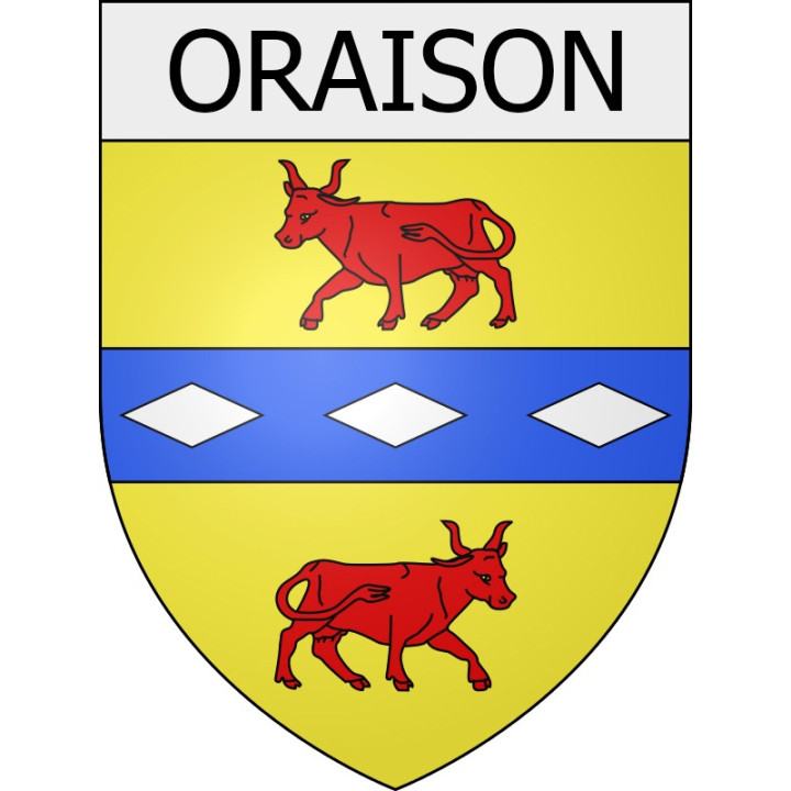 oraison 04 ville Stickers blason autocollant adhésif