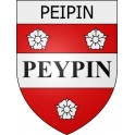 Peipin 04 ville Stickers blason autocollant adhésif