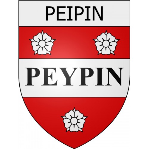 Peipin 04 ville Stickers blason autocollant adhésif