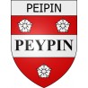 Peipin 04 ville Stickers blason autocollant adhésif