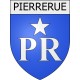 pierrerue 04 ville Stickers blason autocollant adhésif