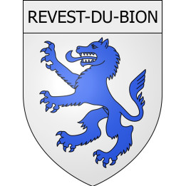 revest-du-bion 04 ville Stickers blason autocollant adhésif