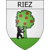 riez 04 ville Stickers blason autocollant adhésif