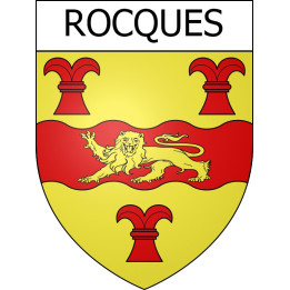 Stickers coat of arms Rocques adhesive sticker