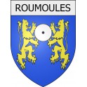 roumoules 04 ville Stickers blason autocollant adhésif