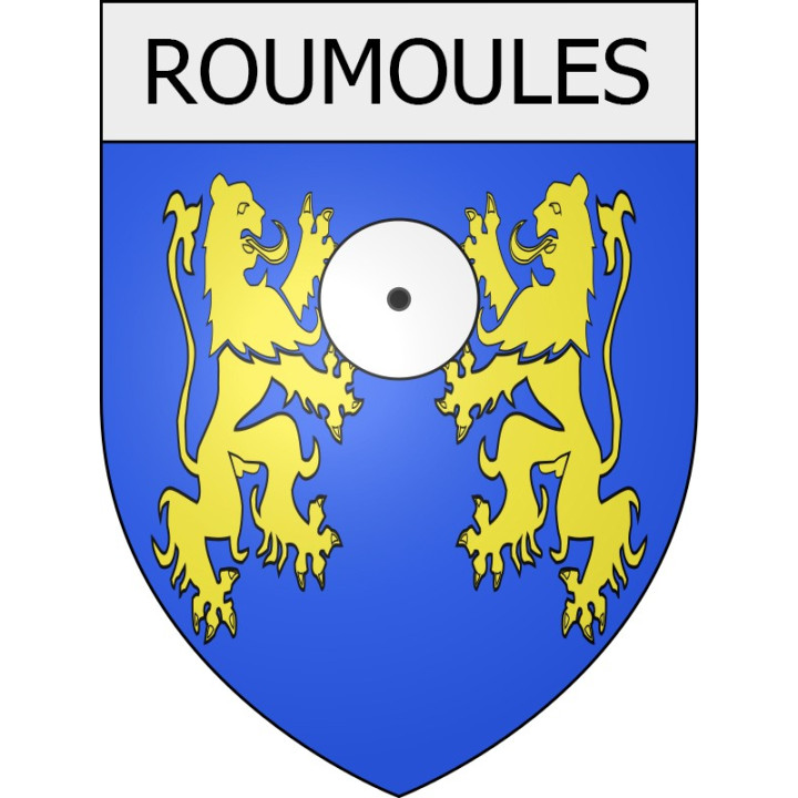 roumoules 04 ville Stickers blason autocollant adhésif