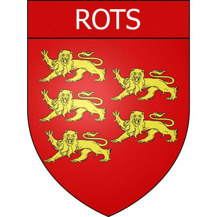 Pegatinas escudo de armas de Rots adhesivo de la etiqueta engomada