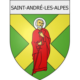 saint-andré-les-alpes 04 ville Stickers blason autocollant adhésif