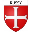 Russy 14 ville Stickers blason autocollant adhésif