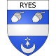 Stickers coat of arms Ryes adhesive sticker