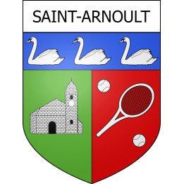 Stickers coat of arms Saint-Arnoult adhesive sticker