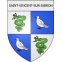 Pegatinas escudo de armas de Blausasc adhesivo de la etiqueta engomada