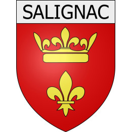 salignac 04 ville Stickers blason autocollant adhésif
