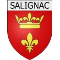 salignac 04 ville Stickers blason autocollant adhésif