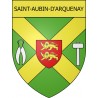 Saint-Aubin-d'Arquenay 14 ville Stickers blason autocollant adhésif